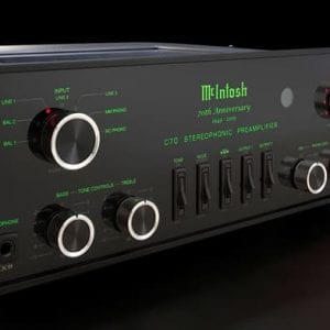 002 McIntosh C70 70th Anniversary Vacuum Tube Preamplifier