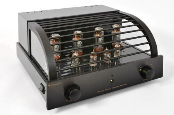 Houston Audio ProLoguePremiumIntegratedAmplifier Black Frontsidewithcover HR JPG